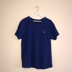 Blue Pocket Tee